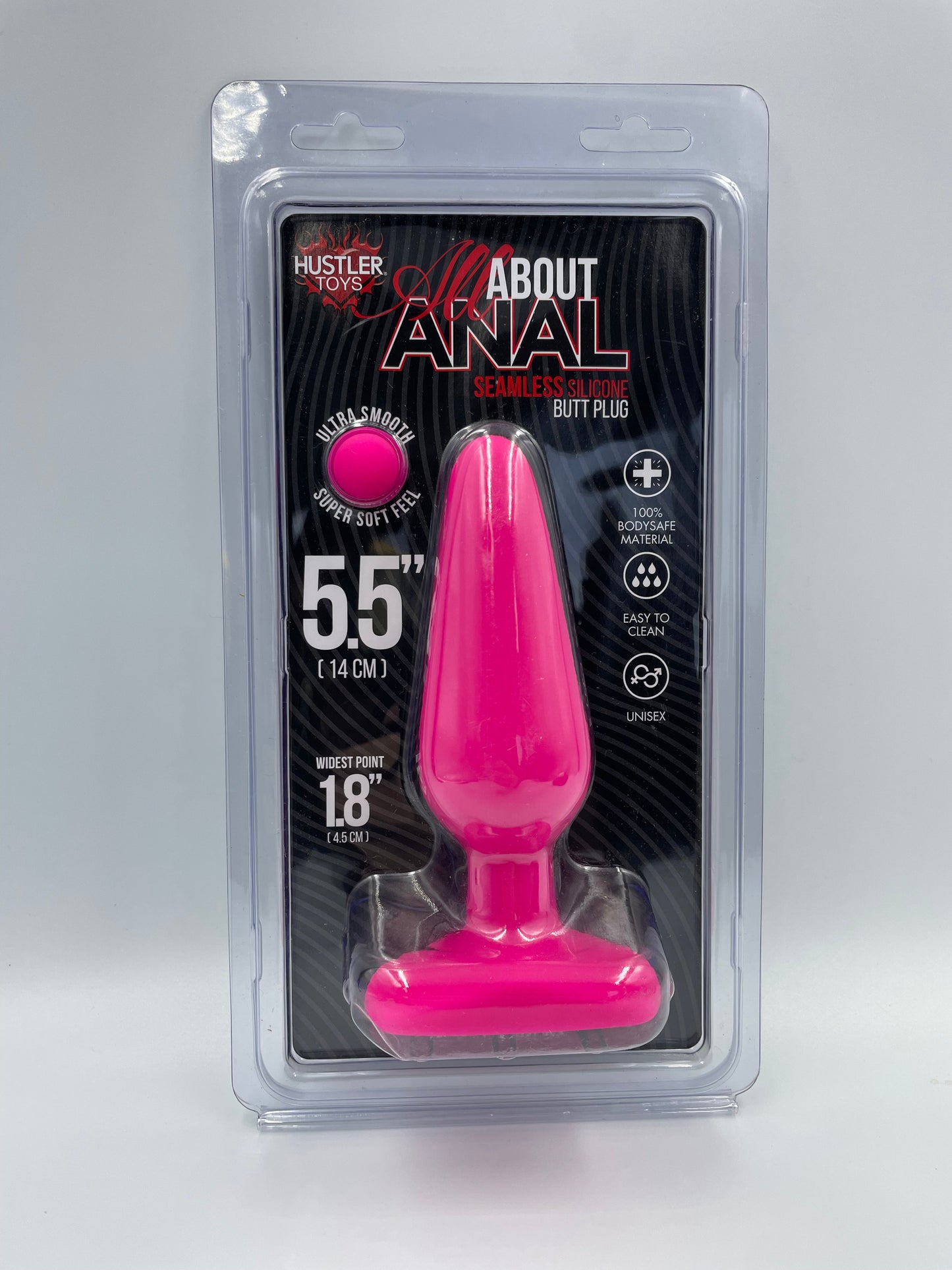 Hustler All About Anal Silicone Butt Plug 5.5"