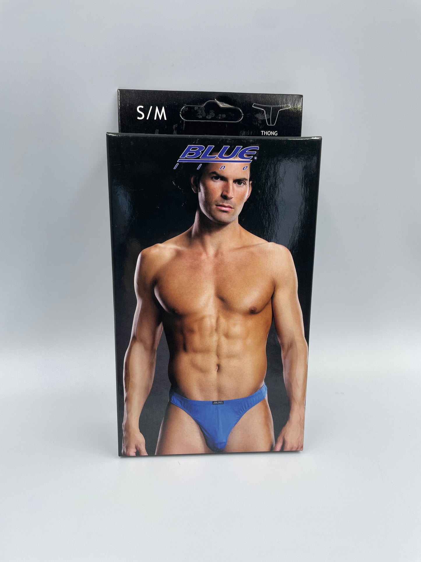 Blue Line Mens Thong S/M Blue