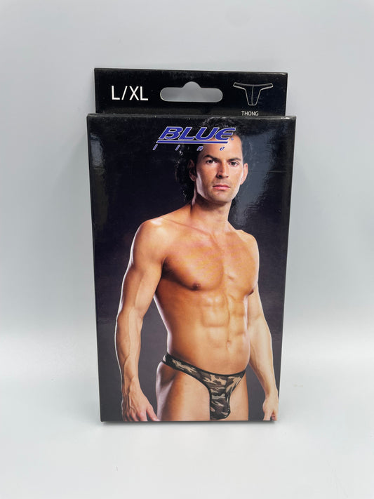 Blue Line Mens Thong L/XL Camo