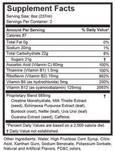 High Voltage Premium Detox Drink 16Oz